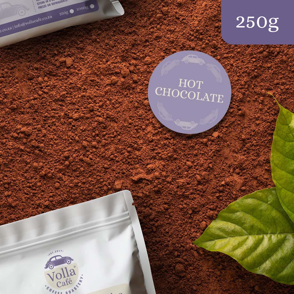 Volla Cafe Coffee Roastery hot chocolate product image - 250g bag Hot Chocolate— 250g - Image 1
