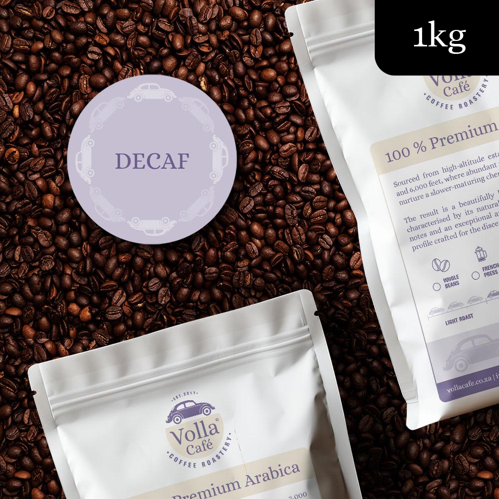 Volla Cafe Coffee Roastery Decaf Coffee product image - 1kg bag Decaf— 1kg - Image 1